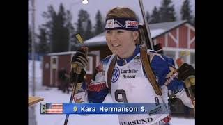 Magdalena Forsberg - World Cup Östersund 1997 - Sprint 7.5 km