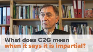 What does C2G mean when it says it is impartial? – Janos Pasztor