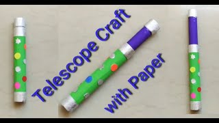 Telescope Craft # Telescope with Paper # school project Telescope