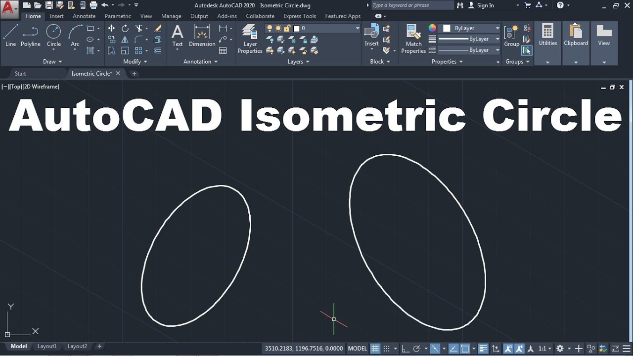 How To Draw Circle In Autocad 3d