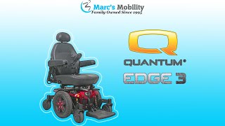 Quantum Edge 3 Basic Power Wheelchair in Red - Review #7353