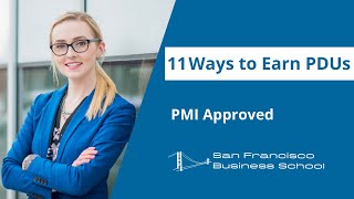 11 PMI Approved Ways to Earn PMP PDU