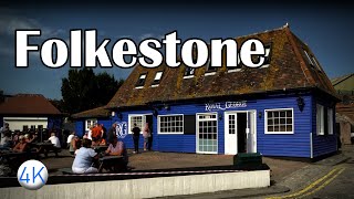 Classic town of Folkestone, its pier and beach. A Binaural Experience in【4K】 ASMR