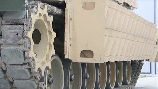 US Army - M1A2 SEP V2 Main Battle Tank Installation Of Reactive Armour Package [1080p]