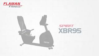 Spirit XBR95 Recumbent Bike: Available at Flaman Fitness