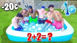 Is 2HYPE Smarter Than a 5th Grader? ICE BATH Challenge