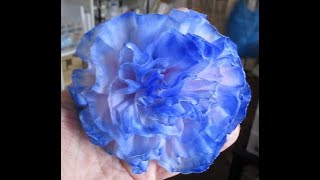 Beautiful Blue \u0026 Pink Short Flower Tutorial - jennings644 - Teacher of All Crafts