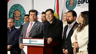 EN VIVO / Conferencia de prensa del Grupo Parlamentario de MORENA