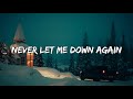 Jessica Mazin - Never Let Me Down Again (Lyrics) (From The Last of Us)