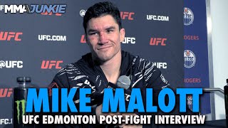 Mike Malott Confident He's 'One of The Best in The World' After Rebound Win | UFC Edmonton