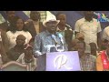 LIVE | Raila Odinga Kamukunji Rally: We don't recognise Ruto as president