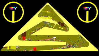 The Pyramid Marble Race in Algodoo - Thc Game Mobile