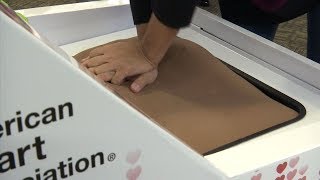 Hands-only CPR kiosk at OC airport could help save lives