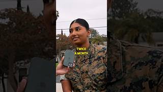How Much A Female Cpl In The Marine Corps Gets Paid! 🤯 #military #marines #army #navy #airforce
