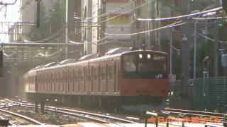 2010年９月２日（木）今日の中央線201系（H7編成）583T各駅停車高尾行