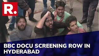 Students Wing Screening BBC Docuseries At Osmania University Detained By Police