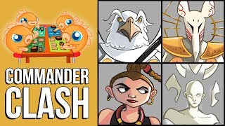 Commander Clash S5 E13: Mono White Week! (Brigid vs. Eight-and-a-Half-Tails vs. Evra vs. Teshar)