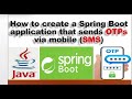 send otp via sms using spring boot