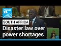 South Africa energy crisis: Country activates disaster law over power shortages • FRANCE 24