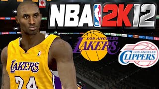 NBA 2K12 | LAKERS VS CLIPPERS GAMEPLAY [PSP]