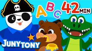 ABC Alphabet Songs | Phonics Songs for Kids | Kindergarten Song | JunyTony
