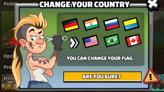 I CHANGED MY COUNTRY & THIS HAPPENED 😵 | Hill Climb Racing 2