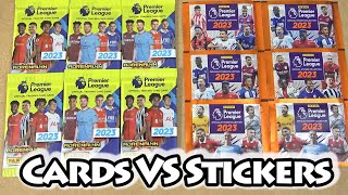 Premier League 2023 Panini Stickers VS ADRENALYN XL 2023 Premier League Cards (Pack Opening)