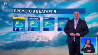 BTV Времето (25.01.2025 г. – централна емисия)