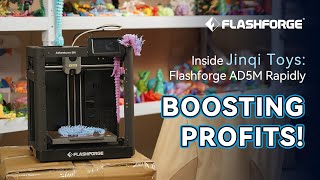 Biggest 3D Print Farm in China| Inside Jinqi Toys CEO: Flashforge AD5M Rapidly Boosting Profits!