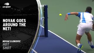 Novak Djokovic Goes AROUND the Net! | 2023 US Open