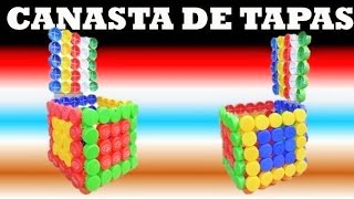 💜💛 MANUALIDADES Con Tapas de Botellas Plasticas / 5 crafts with plastic bottle caps