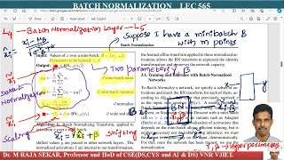 BATCH NORMALIZATION LEC 565