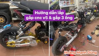 Hướng dẫn lắp gắp cnc v5 \u0026 gắp 3 ống |Hoàng Mạnh Dũng|