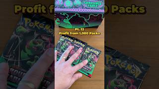 “Profit from 1,000 Packs” Episode 12 #shorts #pokemoncards #pokemon #profitandloss