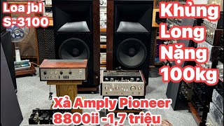 Xả 1,7Triệu Amply , Cặp Loa Jbl S-3100 Nặng 100Kg , Amply luxman 309v , Luxman 360 , Dây Loa Bãi