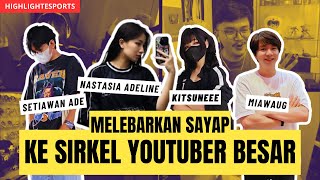 MAEN SAMA YOUTUBER BESAR, SIRKEL BARU MIAWAUG, ADE, ADEL DAN KITSUNEEE YEAY