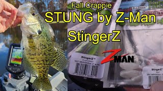 Fall Crappie Get STUNG by Z-Man Micro Finesse StingerZ