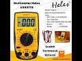 Multitester Heles UX837TR Multimeter Digital UX-837TR Tester UX 837 TR