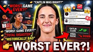 7 MIN AGO: Angel Reese EXPOSED With WORST Game In WNBA History As Caitlin Clark TAKES OVER!