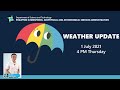 Public Weather Forecast Issued at 4:00 PM July 1, 2021