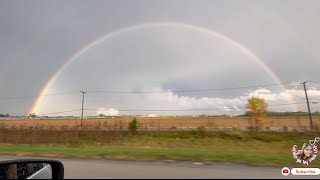 First Time I’ve Seen A Full Rainbow 🌈  พึ่งเคยเห็นรุ้งกินน้ำเต็มวงแบบนี้ | Lifestyle by Mali USA