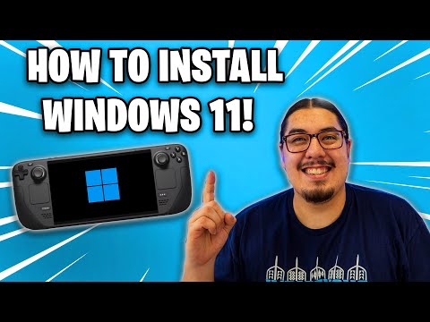 How to install Windows 11 on Steam Deck! No dual boot