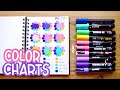 5 Tips ✧ How to create your Color Charts | Traditional Art Supplies