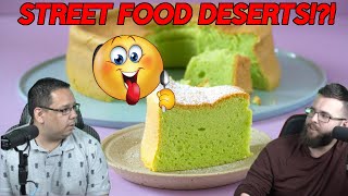 Americans react to Indonesian Desserts | Pandan Cake Asia