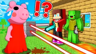Piggy Roblox vs Security House in Minecraft - Maizen JJ and Mikey