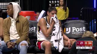 🤔 Retaliation? Kelsey Plum Hurts Ankle By Hayes, Then Teammate BULLDOZES Hayes 1 Min Later | LV Aces