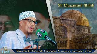 Q 9aad || Shiicada fikirkooda Qalloocan iyo waxa uqarsoon || Sh Maxamud Shibli