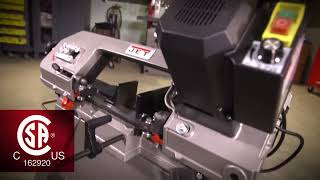 JET Horizontal Variable Speed Mitering Band Saw  5in. x 6in. 1/2 HP Model# HBS-56MVS