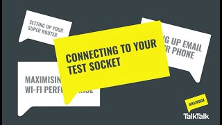 How to connect to your test socket