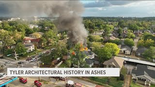 Tyler architectural history in ashes